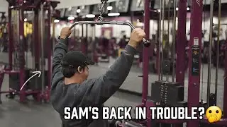 SAM HAS MAJOR INJURY SCARE! #shorts #youtubeshorts #fitness #viral #Samsulek #explore