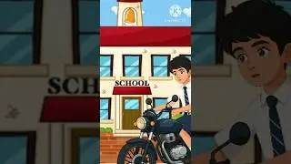 जादुई मोटर गाड़ी। magic bike। #shorts #moralstories #cartoon