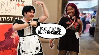 Trying CRINGE Pickup Lines on Strangers at Anime Con to see if I have any rizz