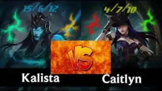 kalista VS caitlyn