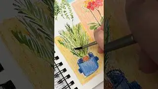 #mixedmedia is using more than 1 type of medium on your surface. How many did I use in this?