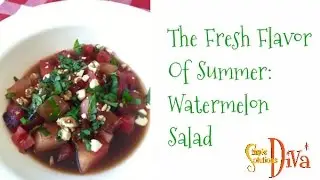 SimpleSolutionsDiva.com: Grilled Watermelon Salad