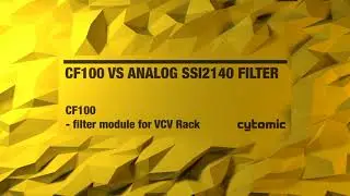 CF100 vs Analog SSI2140 Filter