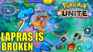 BUBBLE BEAM LAPRAS IS THE BEST - POKEMON UNITE