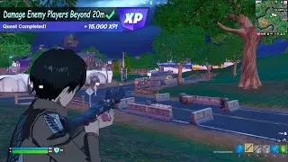 Damage Enemy Players Beyond 20 Meters | Fortnite