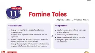 Famine Tales | Ch-11 | Class -7 | Solutions | Answer keys | Collins English Expert course book 