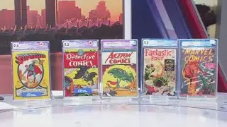 Vintage comics up for sale and auction at Comic-Con