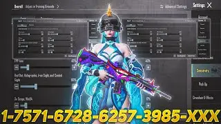 New Update 4.2⚡Best Sensitivity code + Control Settings Pubg Mobile/Bgmi Sensitivity 2026