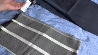 UNWRAPPING Ermenegildo Zegna Men Scarf