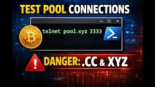 Как проверить соединения с криптопулами с помощью Telnet (CMD и PowerShell) + объяснение рисков, ...