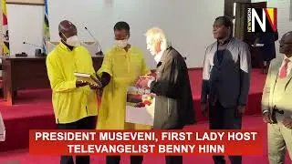 Museveni, First Lady host televangelist Benny Hinn