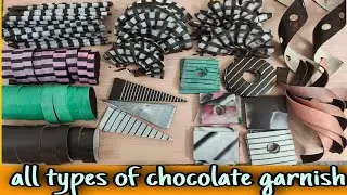 chocolate garnish ideas/cake /chocolate/kk cakes