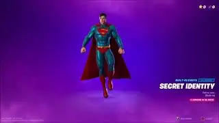 Superman Secret Identity Emote Fortnite (Battle Royale)