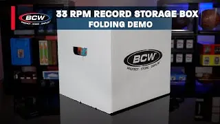 33 RPM Record Storage Box Folding Demo