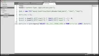 jQuery Load More Plugin: Backend (Part 2/4)