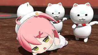 クリア目前でPONをして35Pにしばかれるみこち【さくらみこ/ホロライブ切り抜き】【3Dアニメ】