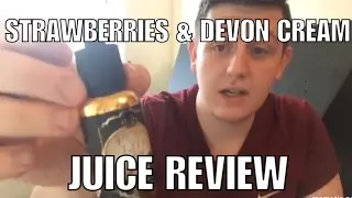 Strawberry & Devon Cream - Ejuice Review |KyleVapes|