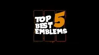 BO3 TOP 5 FUNNY/CREATIVE EMBLEMS
