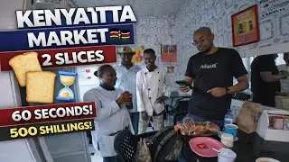 Can You Finish the 60 Second Bread Challenge? | Kenyatta Market Nairobi