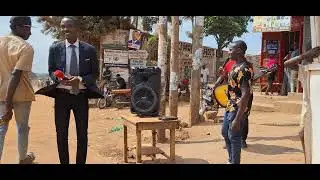 Out door preaching in kawempe_ Ev Enock .