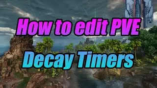 How to change decay timers for Ark Ascended (Dedicated / Nitrado)
