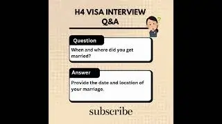 H4 Visa Interview Made Easy | Must-Know Guide! #h4visa #viralvideo #fromandhratoamerica #usa