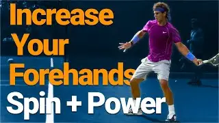 Tennis Forehand Technique Drill to Increase your Spin and Power...