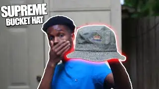 NEW SUPREME Bucket HAT!! UNBOXING! + SIZING
