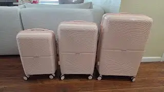 Nazhura Luggage Set, 3-Piece Hardside Suitcase Set, 20