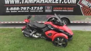 USED 2009 CAN-AM SPYDER SE 5 Trike 3 wheeler Motorcycle Tampa Florida For Sale