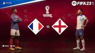 FIFA 23 - England Vs France - FIFA World Cup 2022 Qatar | Quarter final | PS5™ [4K ]