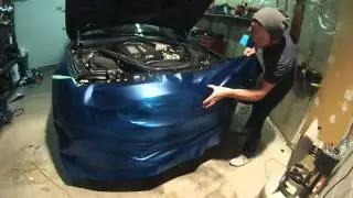 Vinyl wrap time lapse BMW M4 Frozen blue chrome vinyl wrap, blue chrome, vinyl wrap. By @ckwraps