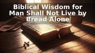 Biblical Wisdom for Man Shall Not Live by Bread Alone