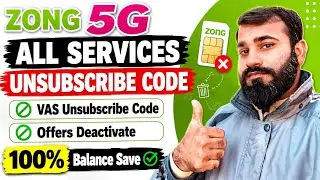 Zong All Services Unsubscribe Code 🔥| Zong VAS Unsubscribe Code 2026 | Zong Offers Deactivate 