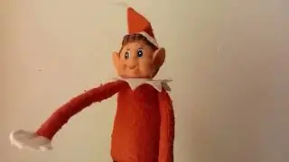 Elf on the shelf moving stuck in TV moving - LOOP 1h