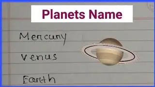 Planets name in English | 9 planets name for students | planets name | #planetsname.