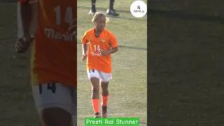 Preeti Rai stunner goal #foryou #nepalifootball #footballedits #fyp #foryourpage #footballshorts