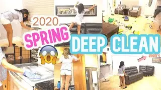 EXTREME WHOLE HOUSE CLEAN WITH ME 2020 // ALL DAY SPEED CLEANING MOTIVATION // CLEANING ROUTINE