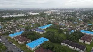 FEMA Blue Roof Installation After Hurricane Ida | Presidio Roofing Company Emergency Response