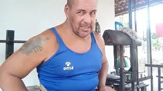 Finalizando o treino com chave de ouro