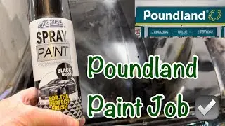 Дешевая перекраска автомобильных панелей аэрозолем &mdash; Poundland Paint Job #restoration #бюджетнаяпокраска