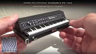 KORG PE-1000 - Handmade Miniature 1/6 scale.