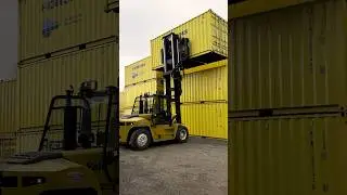 Gabelstapler Action bei HERTLING 😎 #container