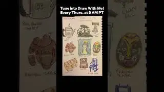 Last Week On Draw With Me: 1776 #sbsdrawwithme