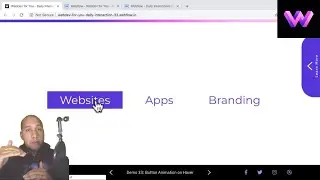 Daily Interaction #33 | Button Animation on Hover | WebDev For You | Made in Webflow