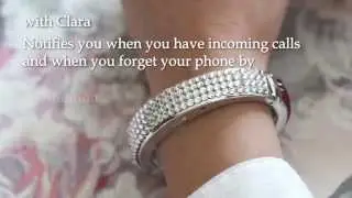 ClaraBracetie,  World's only smart bracelet made with Swarovski crystals