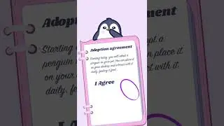 Adopt Your AI Pet Today! 🐧✨ Sign the Cutest Adoption Agreement | Widget AI Pets