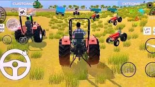 Super tractor and amazing truck challenged trolley Mahindra car 😨🔥 #gamingvideos #truckdriving 
