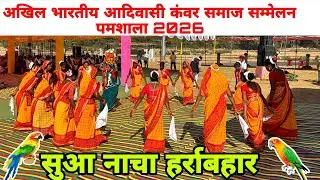 सुआ नाचा हर्राबहार ❣️अखिल भारतीय आदिवासी कंवर समाज सम्मेलन पमशाला 2026//JASHPUR CHHATTISGARH PART-2