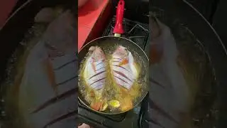 Tilapia Roja Frita #pescado #maquinaspesadas #pesqueria